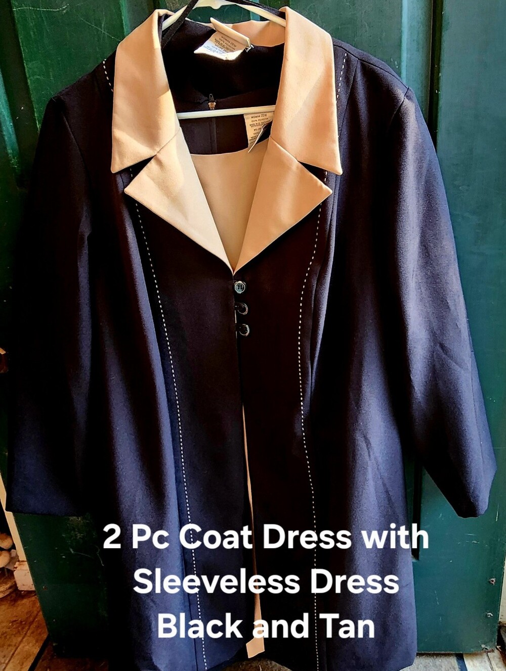 Stunning 2-Piece Formal Dress & Matching Matching Long Coat Set! ✨